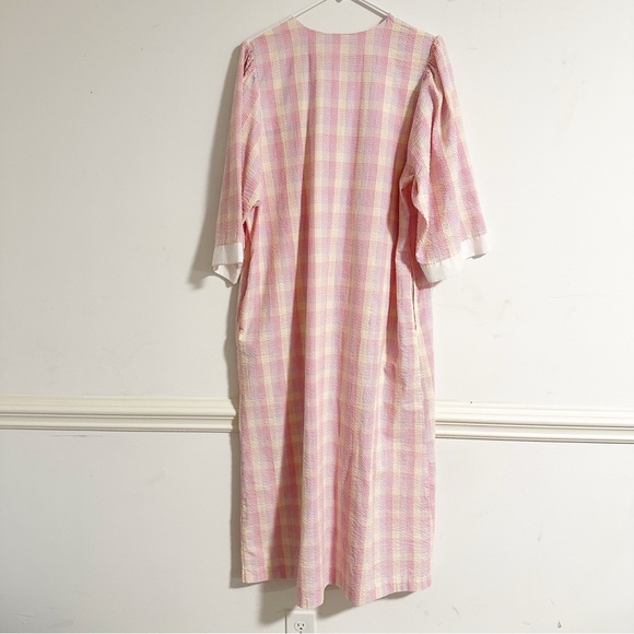 Signature II by Stan Herman Vintage Floral Embroidered Sleep Dress Nightgown - Picture 4 of 7